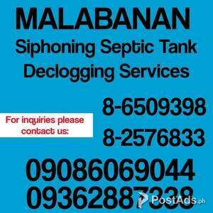 09362887338 MALABANAN SIPHONING SERVICES IN LAS PINAS | PostAds PH