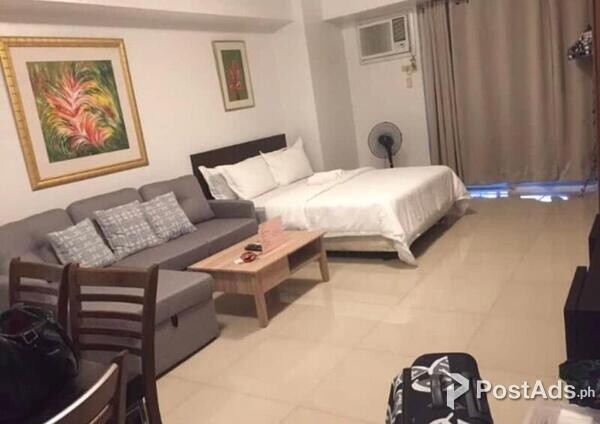 studio room with balcony fully furnished pet friendly building 