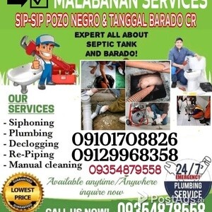 Plumbing tubero Tanggal Barado pipeline Siphoning Sipsip pozo negro | PostAds PH