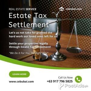 Estate Tax Settlement: Extrajudicial Settlement - Cebubai.com | PostAds PH
