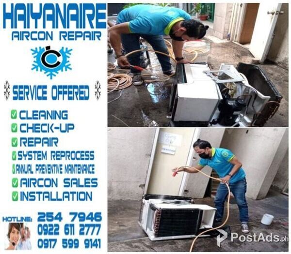 Aircon Cleaning Services in Brgy. Linao Talisay City