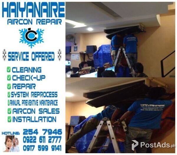 HAIYANAIRE Aircon Cleaning Services in Brgy. Centro, Mandaue City