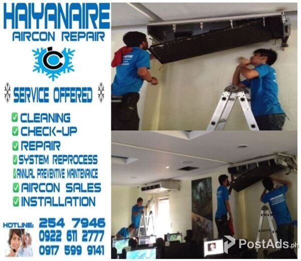 HAIYANAIRE Aircon Cleaning Services in Brgy. Maguikay, Mandaue City