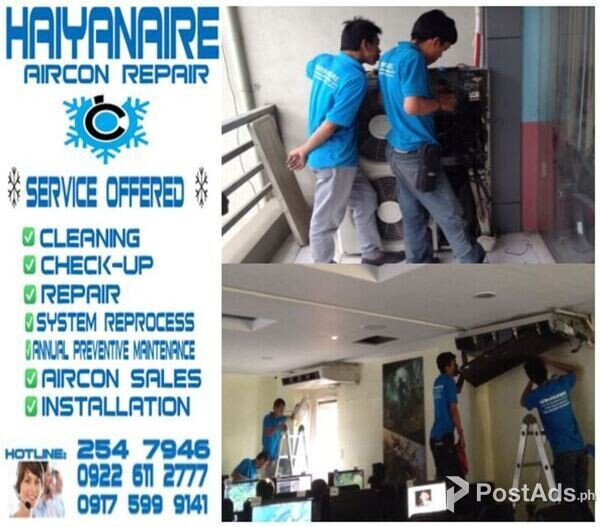 HAIYANAIRE Aircon Cleaning Services in Brgy. Paknaan, Mandaue City