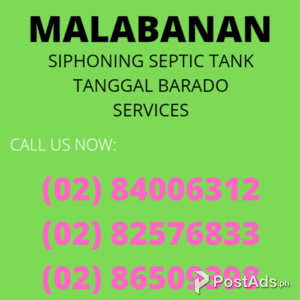 MAKATI 84006312 MALABANAN TANGGAL BARADO DECLOGGING SERVICES | PostAds PH