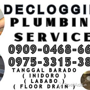 MARIKINA MALABANAN PLUMBING DECLOGGING TANGGAL BARADO 09090468666 | PostAds PH