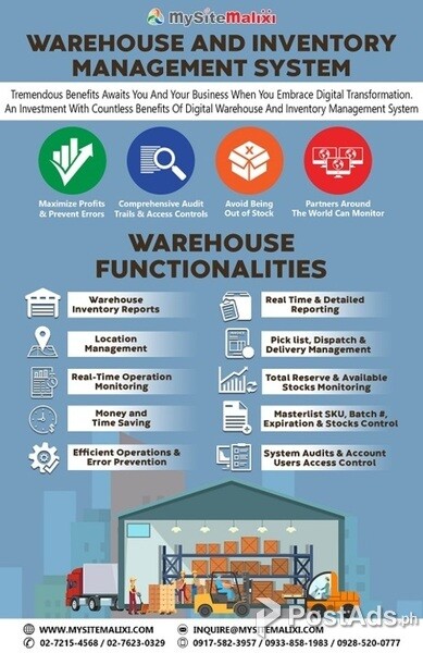 Warehouse and Inventory Management System Developer in Manila Philippines FOR SALE