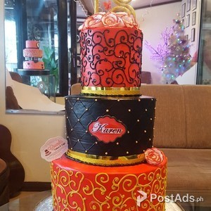 Elegant and customized cake for Debut | PostAds PH