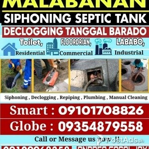 Malabanan Siphoning Services Tanggal Barado toilet,floordrian,sink | PostAds PH