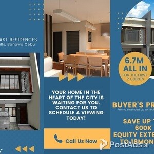 Soon RFO SOUTHEAST RESIDENCES TOWNHOUSE BANAWA CEBU CITY | PostAds PH