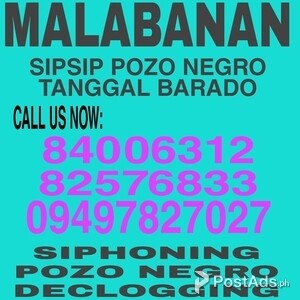 Las Pinas 09497827027 Malabanan Sipsip Pozo Negro Services | PostAds PH