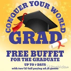 Graduation Promo 2018 Free Buffet for the graduate | PostAds PH
