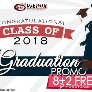 Yakimix Buffet Graduation Promo 2018 | PostAds PH