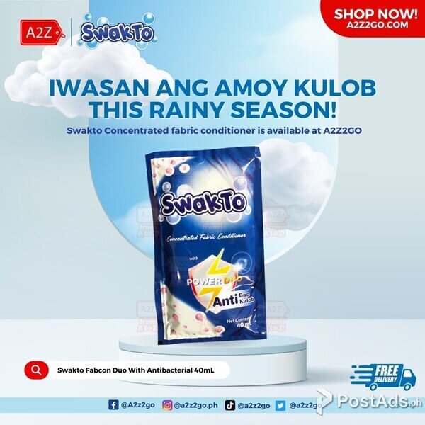 Swakto Fabric Conditioner | 40ml X 120 Sachets