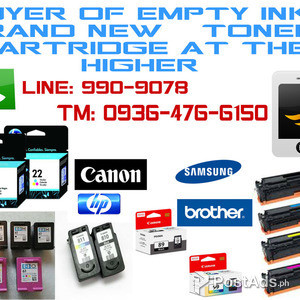 empty toner and cartridge | PostAds PH
