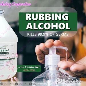 Pingcon Rubbing Isoprophyl Alcohol 70% with Moisturizer / Gallon | PostAds PH