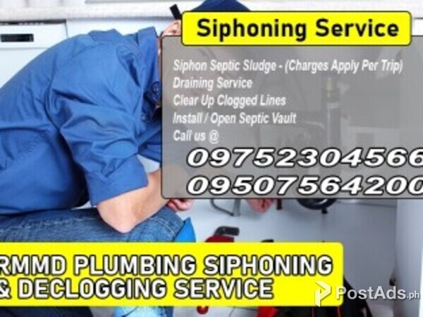 ANAO TARLAC RMMD PLUMBING&SIPHONING SERVICES#09752304566
