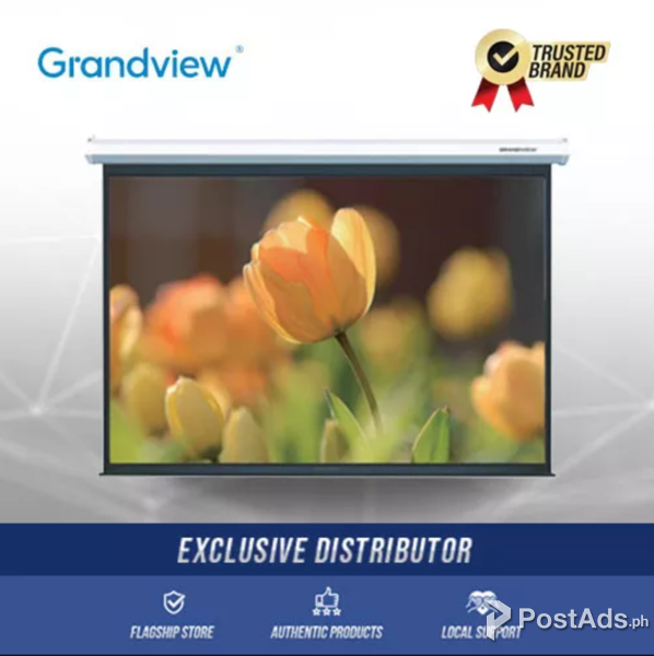 Grandview 70x70 motorized projector screen