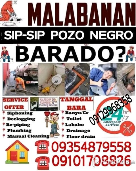 Malabanan siphoning of human waste Declogging Pipelines Srvcs