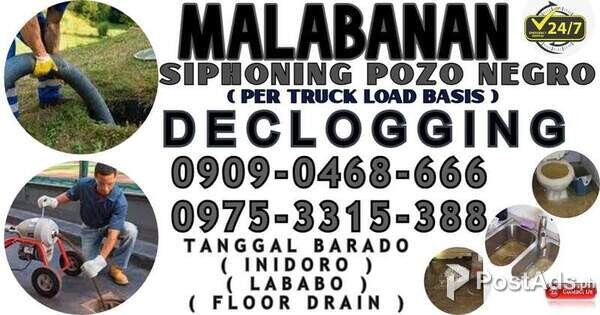 LAS PIÑAS MALABANAN SIPHONING SEPTIC TANK TANGGAL BARADO 09090468666