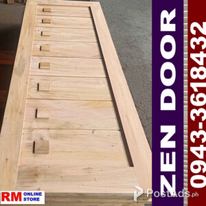 Kiln Dried Solid Wooden Panel Door | Zen Door | RM Online Store | PostAds PH