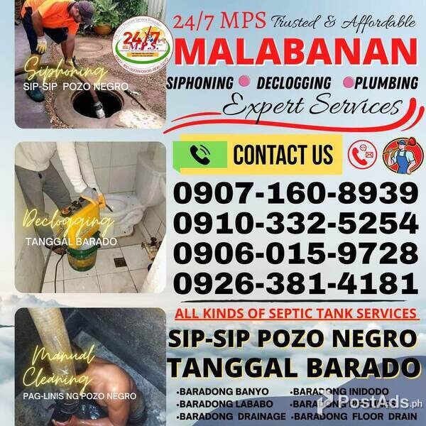 Navotas MPS Trusted Malabanan Siphoning Services 09060159728