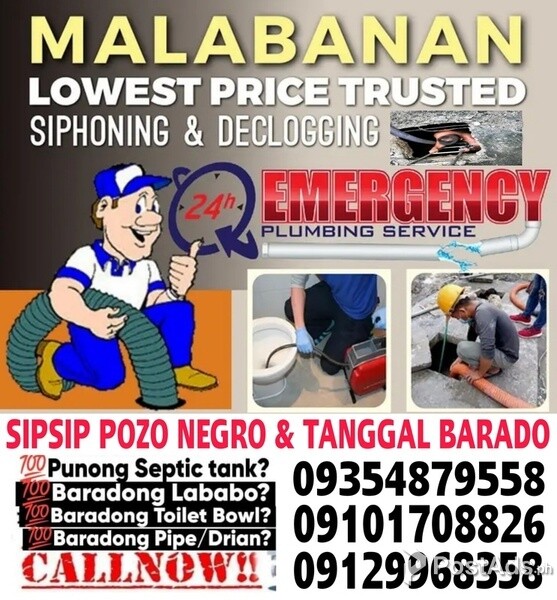 Trusted and Tanggal Barado Expert Siphoning of septic tank 