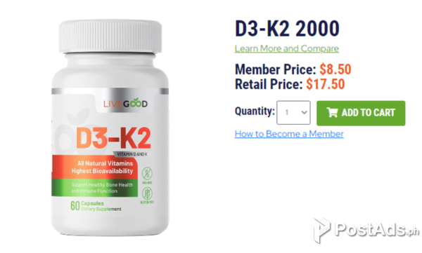 VITAMIN D3 & K2 2000