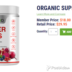 ORGANIC SUPER REDS CARDIO VASCULAR POWER | PostAds PH