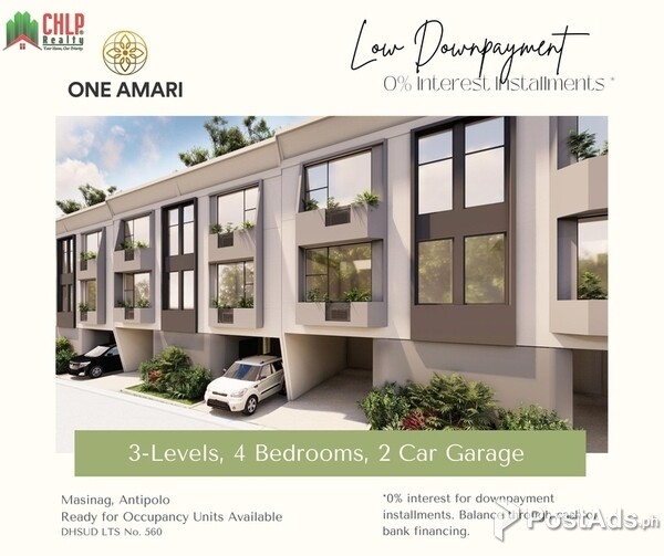 ONE AMARI PLACE ANTIPOLO CITY RESERVE NOW!