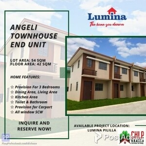 Lumina Angeli Townhouse End Unit | PostAds PH