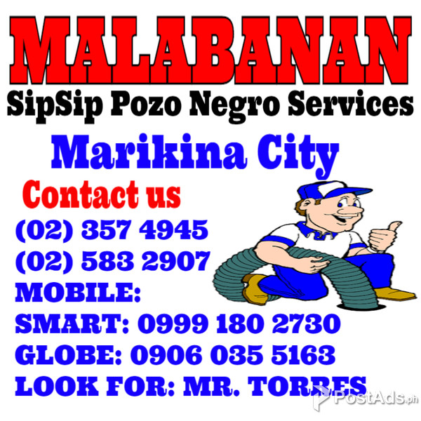 MARIKINA MALABANAN DECLOGGING SERVICES