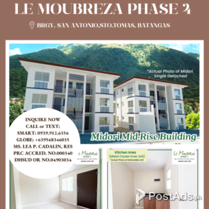 Le Moubreza Phase 4 Condominium in Batangas | PostAds PH