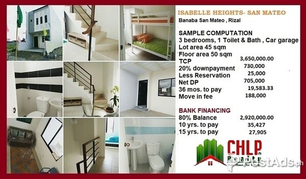 Isabelle Heights in San Mateo, Rizal is a stunning residential communi