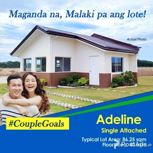 Adelinne single attached house with lot