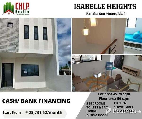 SELLING HOUSE AND LOT IN BANABA SAN MATEO