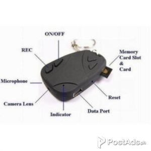 Car key Chain spy camera free 16GB memory | PostAds PH