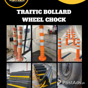 TRAFFIC BOLLARD WHEEL CHOCK | PostAds PH
