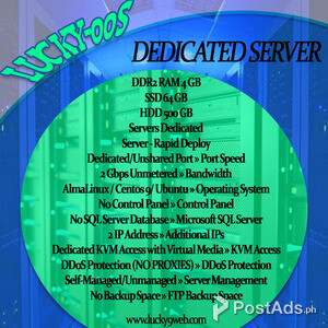 Dedicated Server | LUCKY-00S | PostAds PH