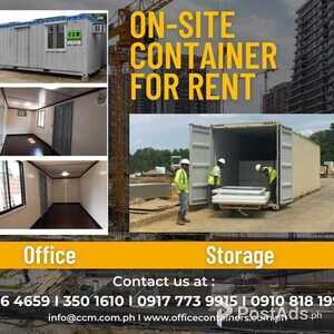 Onsite Office and Storage Containers for Rent | PostAds PH