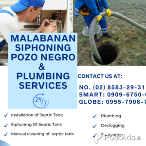 85832931/09063069663 Malabanan Siphoning Pozo Negro Services las pinas | PostAds PH