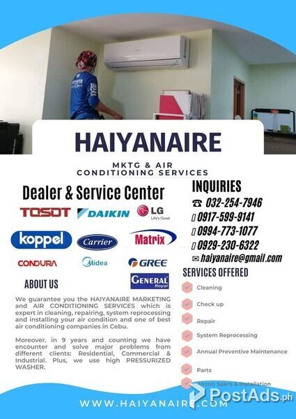 Home Service Cheap Aircon Cleaning in Agsungot Cebu City