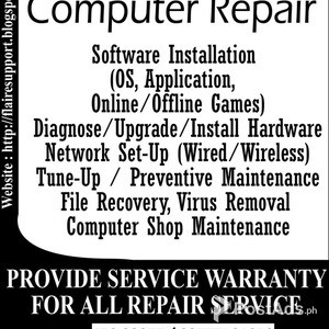 Computer Repair On Call, IT Technician On-Site | PostAds PH