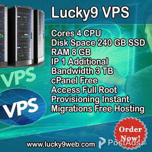 Lucky9 VPS Package | PostAds PH