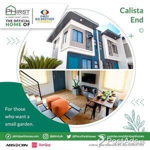 PHIRST PARK HOMES - CALISTA END | PostAds PH