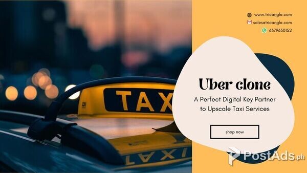 Uber clone script - A Perfect Digital Key Partner to Upscale Taxi Serv