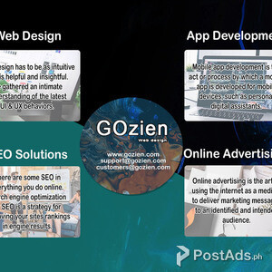 GOzien offers web design, app development, SEO solutions | PostAds PH