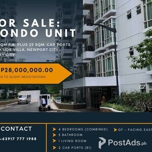 FOR SALE: CLEAN CONDOMINIUM UNIT 141 SQM + 25 SQM CARPORT | PostAds PH