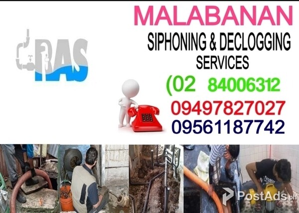 Pasig 84006312 Malabanan Sipsip Pozo Negro Declogging Services