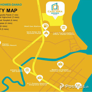 HOUSE AND LOT FOR SALE IN CASA MIRA DANAO | PostAds PH
